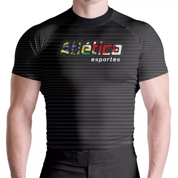 Imagem de Rash Guard Japão E Brasil Mc Atlética Esportes