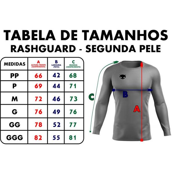 Imagem de Rash Guard Jiu-Jitsu Tecido Alta Qualidade Treino