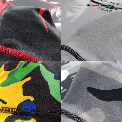 Rash Guard Jiu-Jitsu Treino Academia Camiseta Tecido Premium - Black Cat Sport Wear Imagem de Rash Guard Jiu-Jitsu Treino Academia Camiseta Tecido Premium