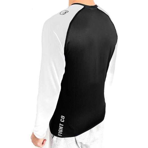 Imagem de Rash Guard Koral Neo M/L - Preto e Branco