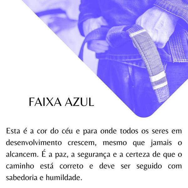 Imagem de Rash Guard Manga Curta Cor Faixa Jiu-Jitsu Academia Treino Segunda Pele Proteção - Azul