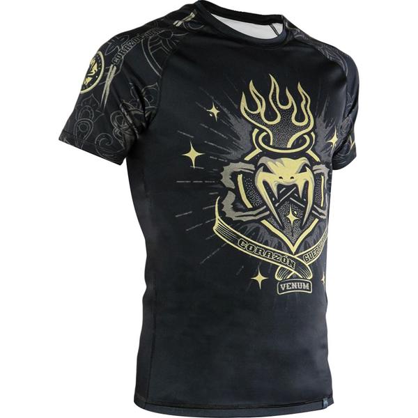 Rash Guard Venum Tattoo Dark Manga Curta Imagem de Rash Guard Venum Tattoo Dark Manga Curta