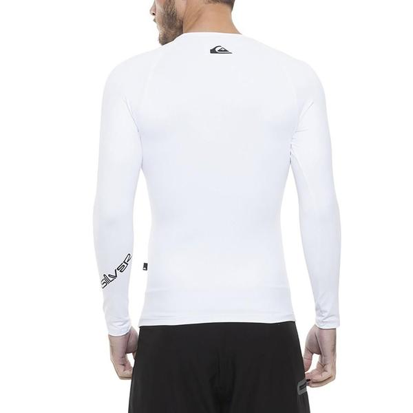 Imagem de Rashguard Quiksilver Surf All Times Manga Longa Branco