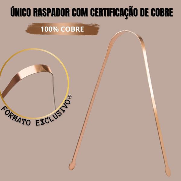 Imagem de Raspador Cobre Limpador Lingua Cobre