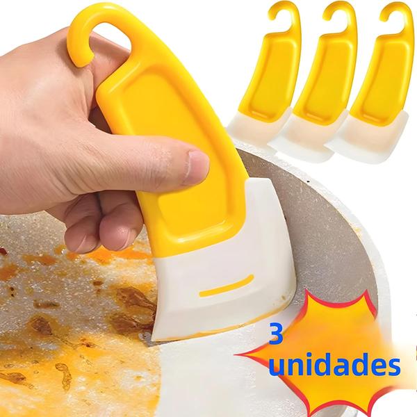 Imagem de Raspador de Cozinha com Lâmina Macia - Espátula para Limpeza de Panelas e Pratos