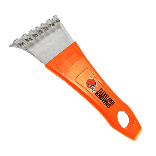 Raspador de gelo FANMATS 41115 Cleveland Browns com logotipo da equipe Imagem de Raspador de gelo FANMATS 41115 Cleveland Browns com logotipo da equipe