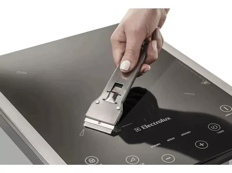 Imagem de Raspador Limpa Cooktop Indução Vitrocerâmico Electrolux + Nf