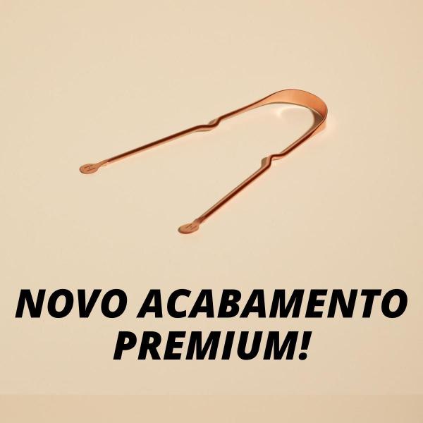 Raspador Limpador De Língua Cobre Puro Ayurveda Original - Ayurveda Raspador/Limpador Língua Imagem de Raspador Limpador De Língua Cobre Puro Ayurveda Original