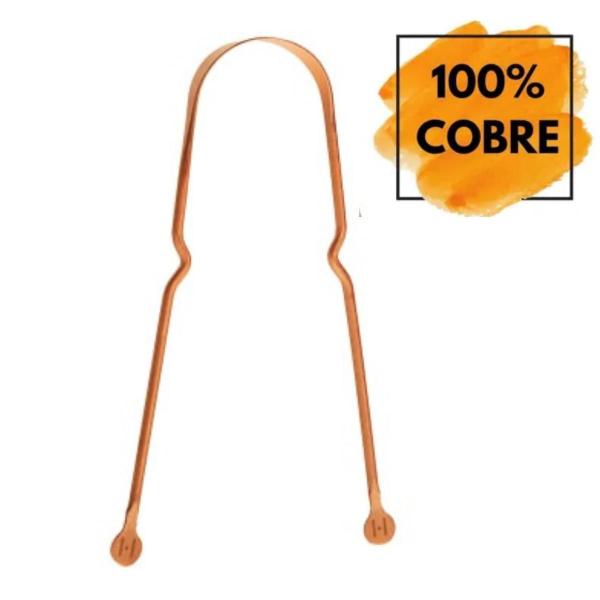 Raspador Limpador De Língua Cobre Puro Ayurveda Original - Ayurveda Raspador/Limpador Língua Imagem de Raspador Limpador De Língua Cobre Puro Ayurveda Original