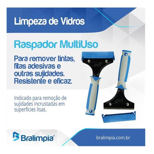 Imagem de Raspador multiuso - 10 cm - bralimpia - 1 unidade