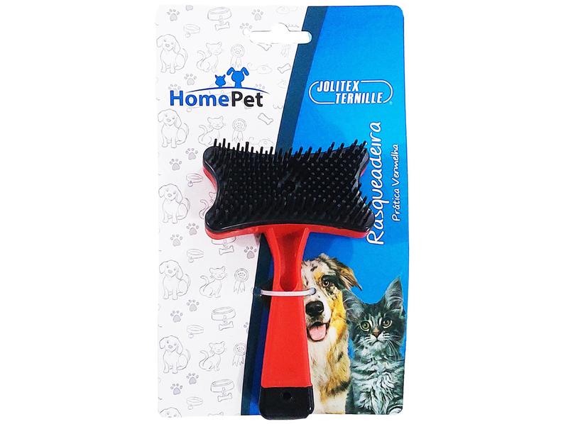 Imagem de Rasqueadeira Cães Gatos Auto Limpante Profissional Homepet