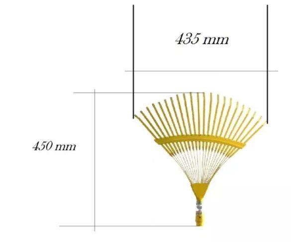 Imagem de Rastelo Vassoura De Jardim Metal 2 Modelos DEBRINDE Alicate