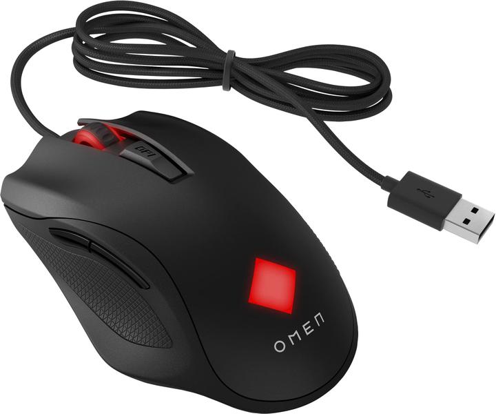 Imagem de Rato para jogos vetorial HP OMEN com design ergonómico e atum