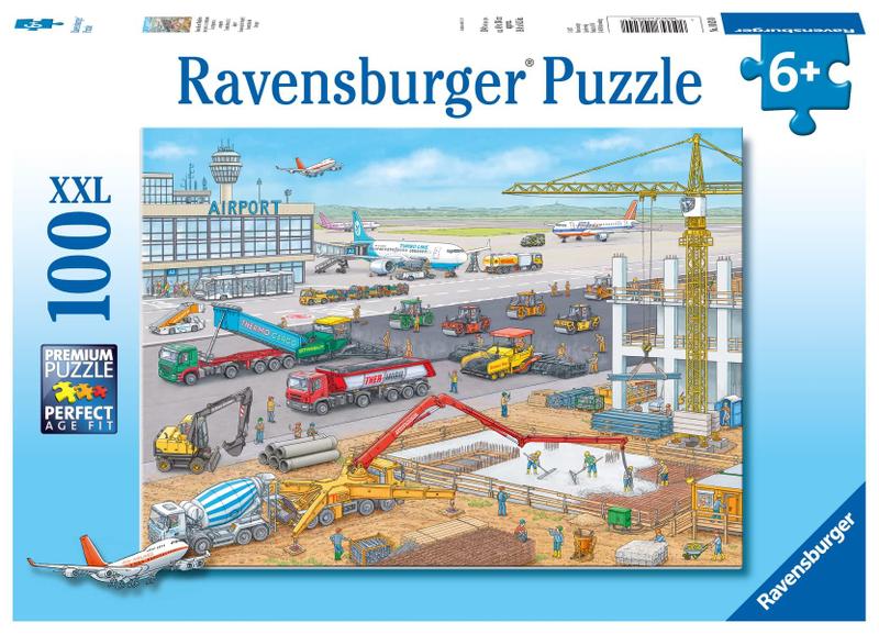 Imagem de Ravensburger 10624 Construção no Aeroporto Quebra-Cabeças de Jigsaw