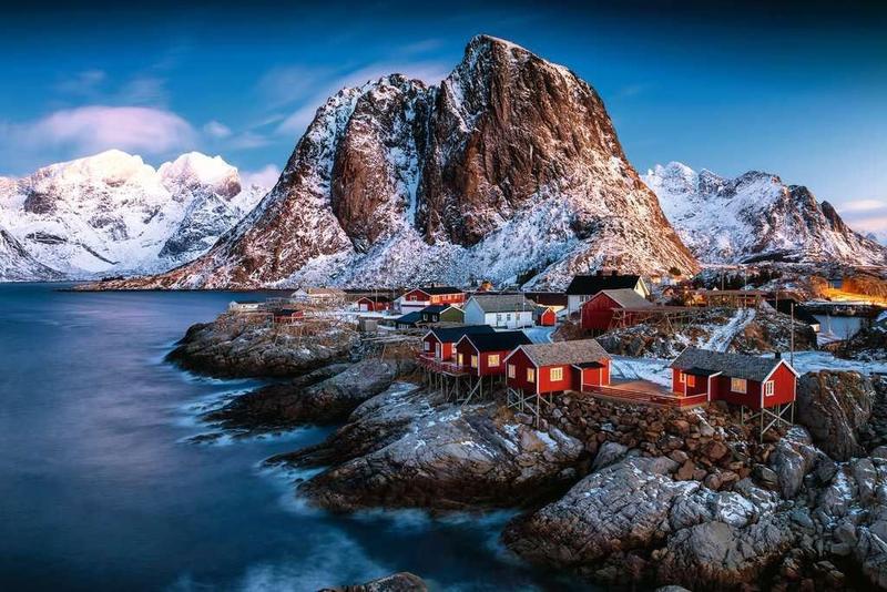 Imagem de Ravensburger 17081 Hamnoy Lofoten - 3000 Peça quebra-cabeça para adultos, cada peça é única, tecnologia softclick significa que as peças se encaixam perfeitamente