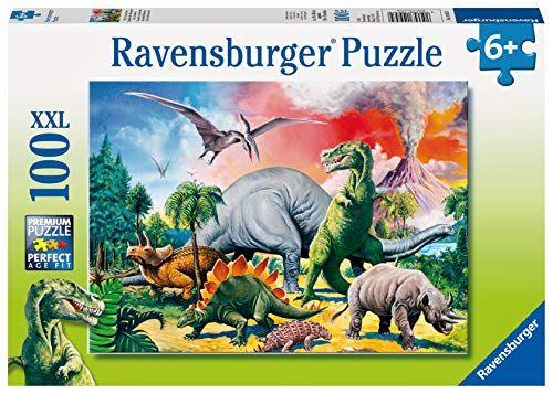 Imagem de Ravensburger Entre o Quebra-Cabeça dos Dinossauros - 100 Peças