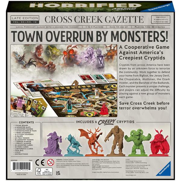 Imagem de Ravensburger Horrified: Jogo de tabuleiro de estratégia American Monsters para maiores de 10 anos