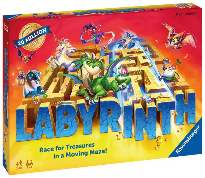 Imagem de Ravensburger Labyrinth Family Board Game for Kids and Adults Age 7 and Up - Millions Sold, Easy to Learn and Play with Great Replay Value (26448)