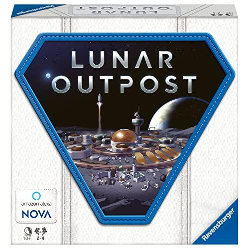 Imagem de Ravensburger Lunar Outpost Board Game para maiores de 10 anos  Trabalhe em conjunto para construir uma base na Lua