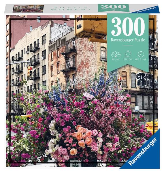 Imagem de Ravensburger Puzzle Moment: Flores em Nova York 300 Peça jigsaw puzzle para adultos - 12964 - Cada peça é única, tecnologia softclick significa que as peças se encaixam perfeitamente