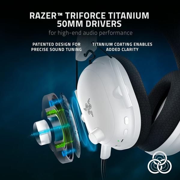 Imagem de Razer Blackshark V2 Pro Headset Gamer Sem Fio - 2023 Branco