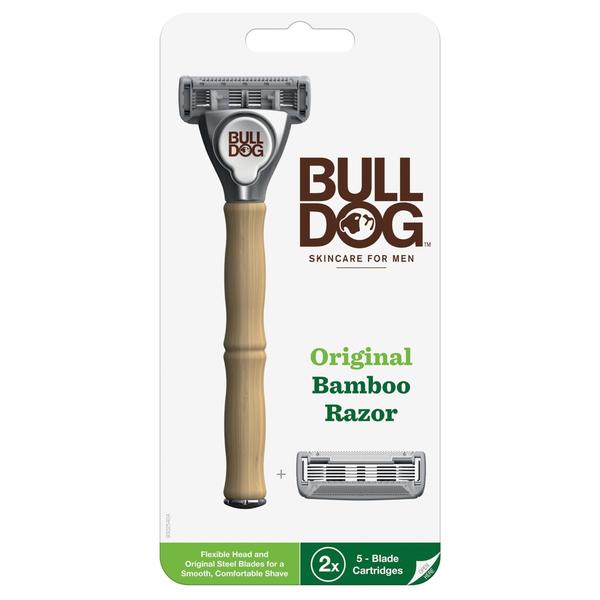 Imagem de Razor Bulldog Original Bamboo para homens + 2 recargas