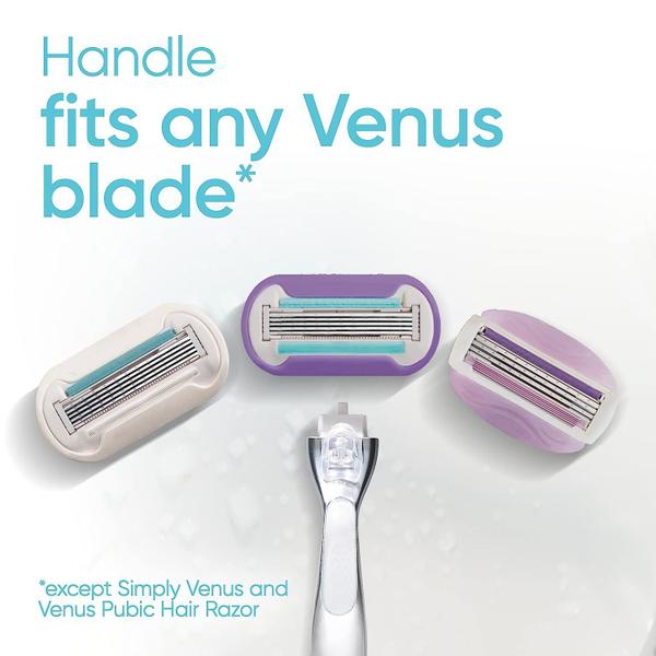 Imagem de Razor Gillette Venus Deluxe Smooth Platinum com recarga de 1 lâmina