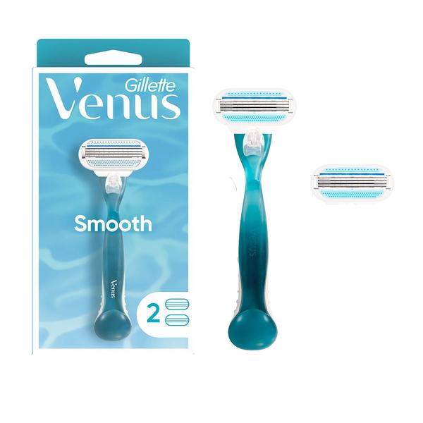 Imagem de Razor Gillette Venus Smooth para mulher com 1 alça e 2 recargas