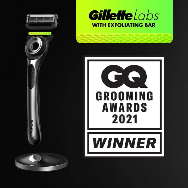 Imagem de Razor Refills Gillette Labs com barra esfoliante para homens e gel