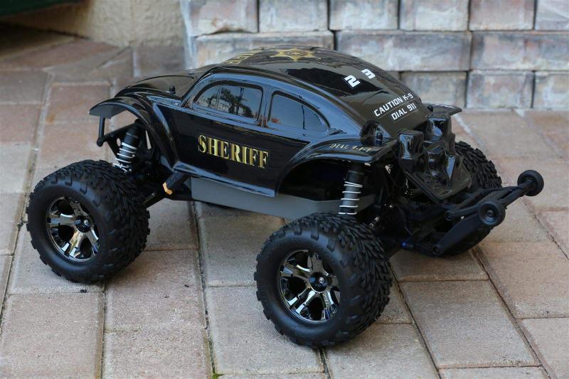 Imagem de RC Car Body SummitLink Custom Police Style, escala 1/10