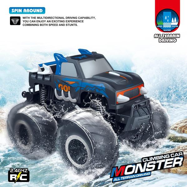 Imagem de RC Car Threeking Pick-up em escala 1:16 à prova d'água 4WD off-road