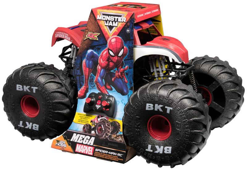 Imagem de RC Monster Truck Monster Jam Marvel Mega Spider-Man em escala 1:6