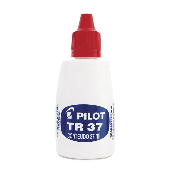 Imagem de Reabastecedor pincel atômico vermelho 37ml TR-37 Pilot