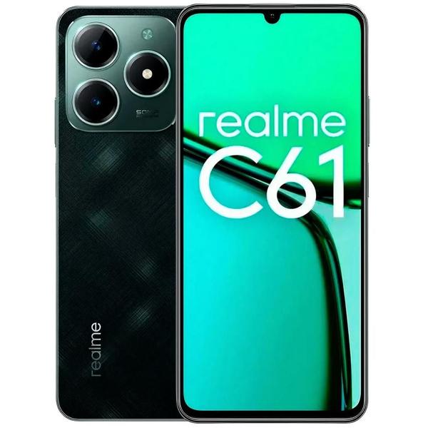 Imagem de Realme C61 128GB/256GB  6GB RAM Dual SIM  Câmera Dupla 50MP, Tela 6.74, NFC  Lançamento 2024