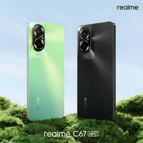 Imagem de Realme C67 NFC 108MP, 256GB + 16GB RAM, Tela 6.74", IPX54, Resistente à Água e Impacto  Lançamento 2024