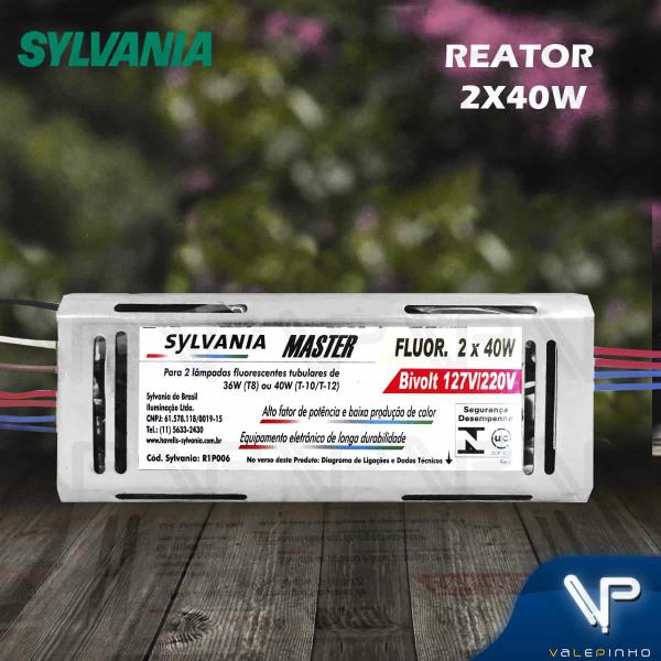 Imagem de REATOR ELETRÔNICO PARA LÂMPADA FLUORESCENTE 2x40W BIVOLT KIT20