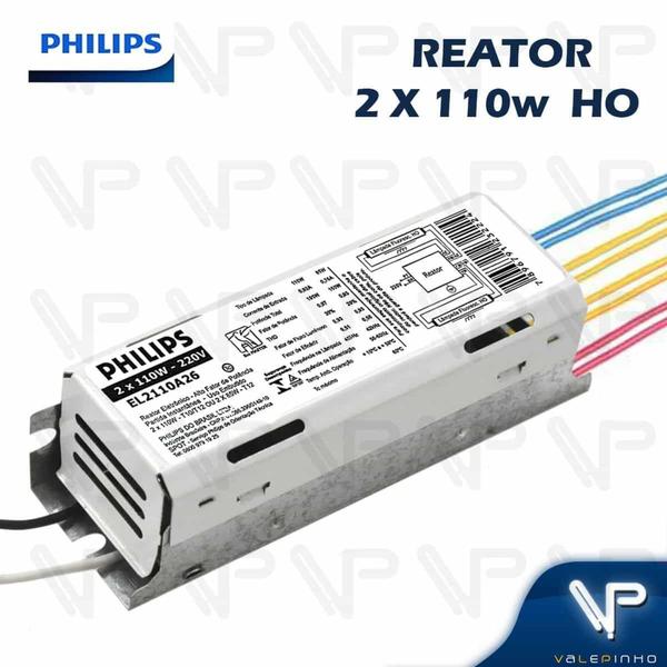 Imagem de REATOR ELETRÔNICO PHILIPS P/LÂMPADA FLUORESCENTE 2x110W 220V