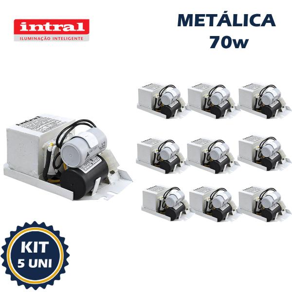 Imagem de Reator intral para lâmpada vapor de sódio 70w 220v(uso interno) 02537 c/chassi resinado kit10