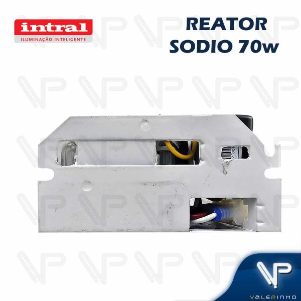 Imagem de Reator intral para lâmpada vapor de sódio 70w 220v(uso interno) 02537 c/chassi resinado