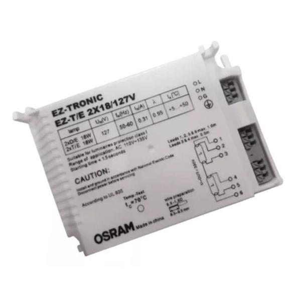 Imagem de Reator Osram Ez Tronic 2x18/127v