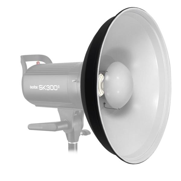 Imagem de Rebatedor Bowens Beauty Dish Para Flash - Mako Cor Branca