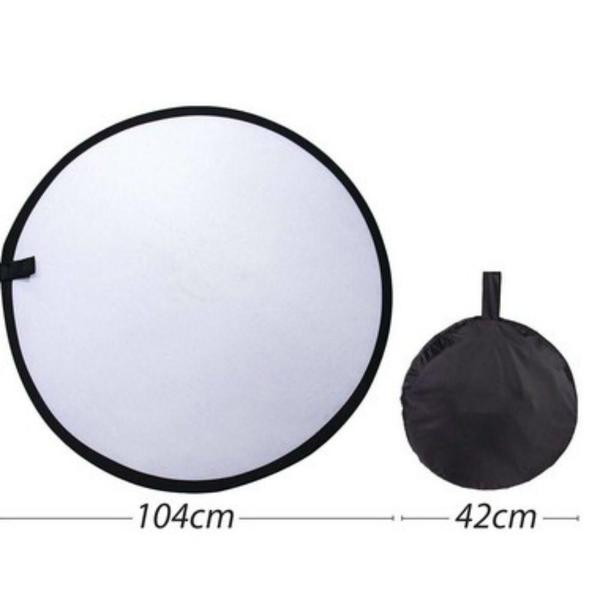 Rebatedor Refletor Luz Fotográfico 104cm 5 em 1 Dobrável com Bolsa 867 - Lorben Imagem de Rebatedor Refletor Luz Fotográfico 104cm 5 em 1 Dobrável com Bolsa 867 - Lorben