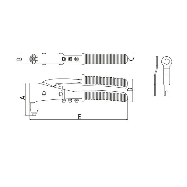 Imagem de Rebitador Manual 10" Tramontina PRO 44024111