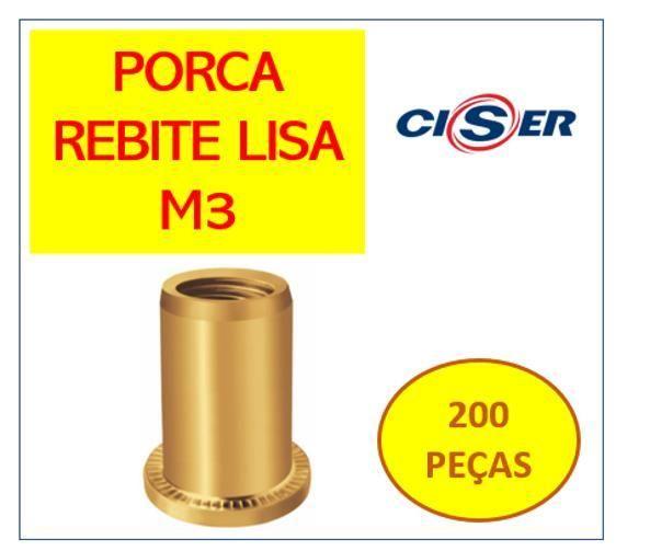 Imagem de Rebite M3 Porca Popnut 200 - Easy CLINCH MA - Aço Carbono