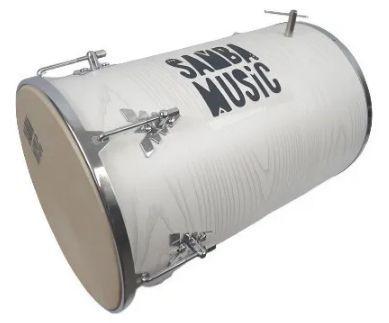 Imagem de Rebolo 50 x 12 - Samba Music - Madeira PVC Branco Wood - PHX