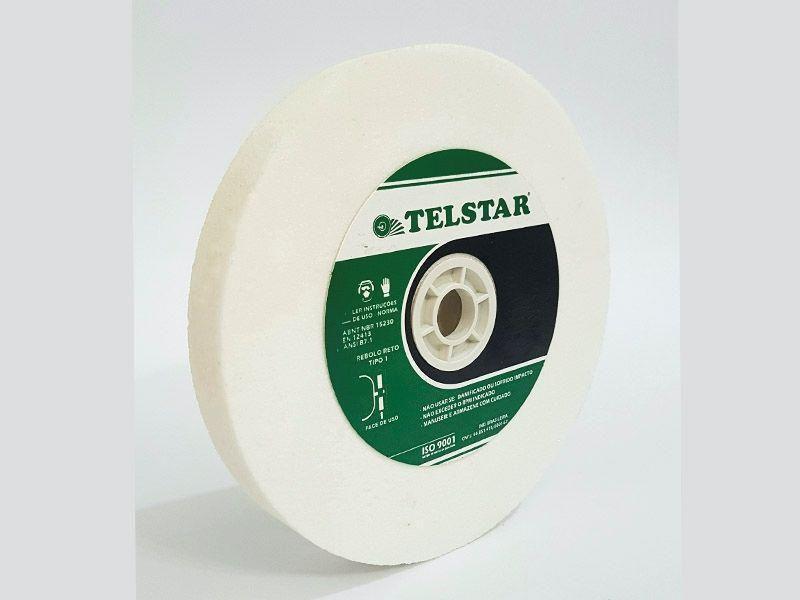 Imagem de Rebolo 6 X 3/4 Grana Aa120 Afiação Branco Telstar