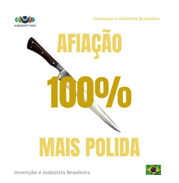 Imagem de Rebolo Afiar Megafino 6'' X 12,7Mm X 19Mm Cônico Grão 300