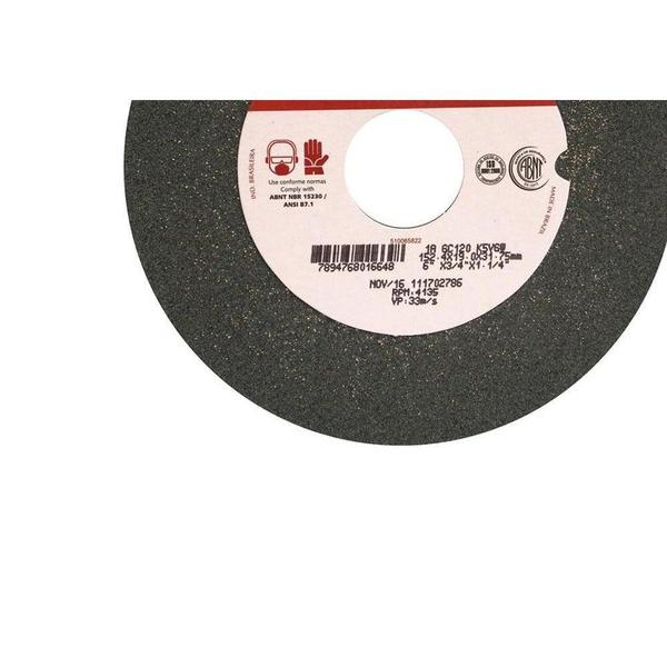 Imagem de Rebolo Carborundum Widea 6X3/4"G120  69083165841