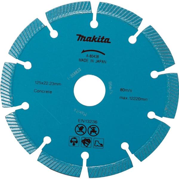 Imagem de Rebolo Diamantado Segmentado a Seco 125mm - A-80438 - MAKITA