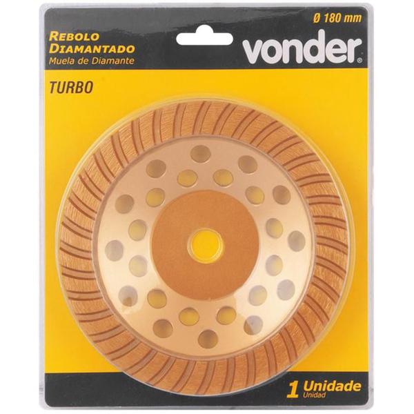 Imagem de Rebolo Diamantado Turbo 180Mm Vonder